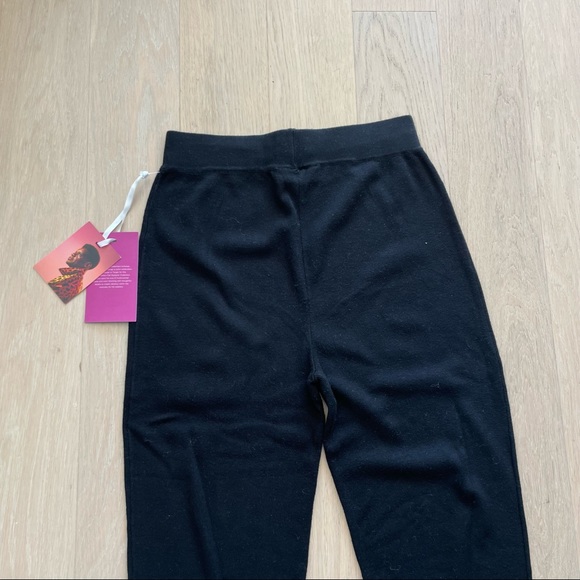Target x Victor Glemaud High-Rise Flare Sweater Pants in Black - Picture 6 of 10